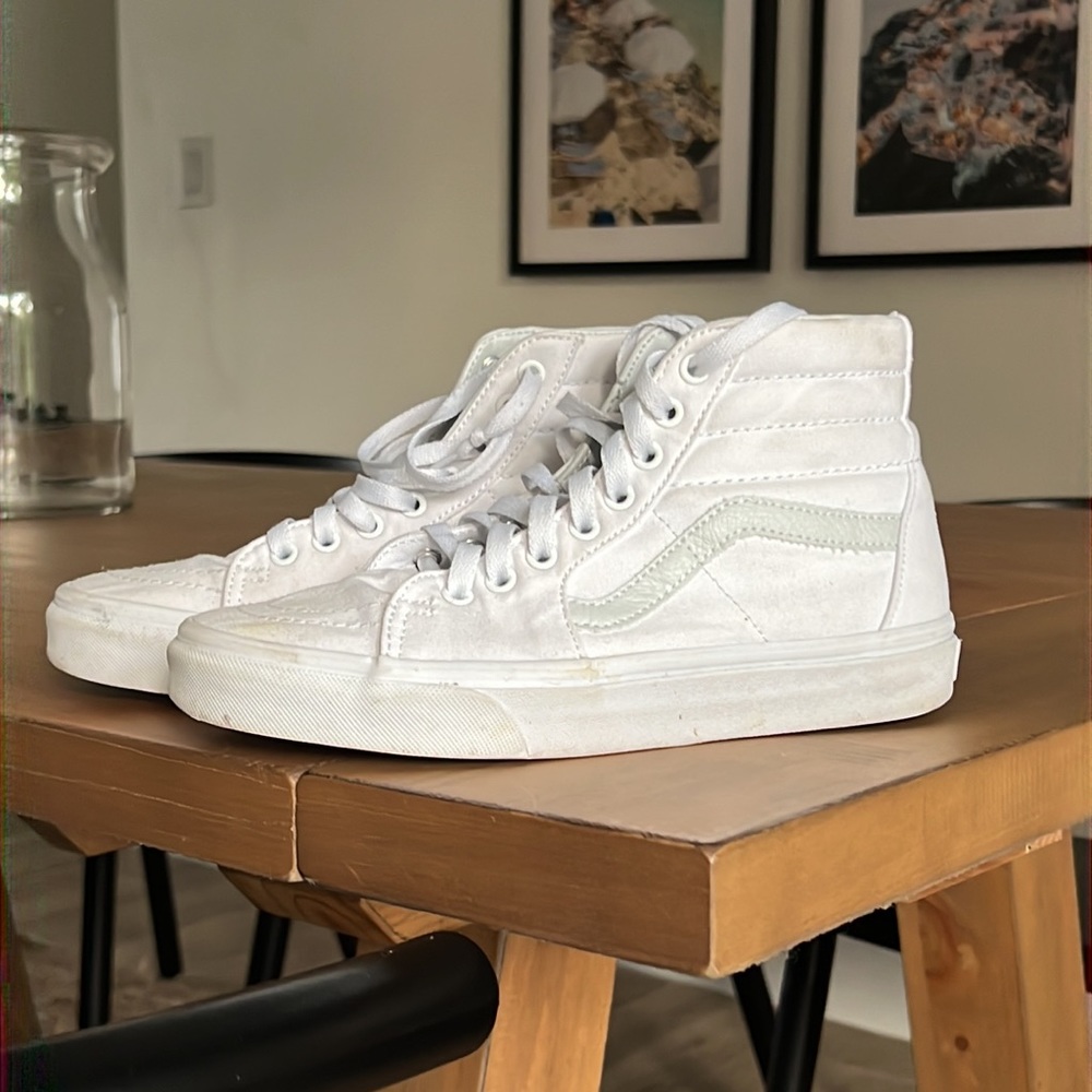 White high top vans